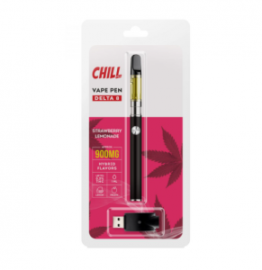 Chill Plus CBD Delta-8 - Disposable Vaping Pen - Strawberry Lemonade - 900mg (1ml)