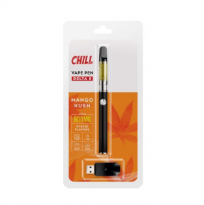 Chill Plus CBD Delta-8 - Disposable Vaping Pen - Mango Kush - 900mg (1ml)