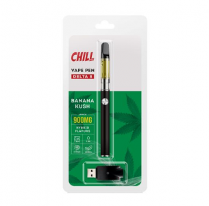 Chill Plus CBD Delta-8 - Disposable Vaping Pen - Banana Kush - 900mg (1ml)