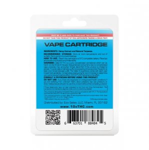 10X Delta-8 THC - Blue Dream Vape Cartridge - 900mg
