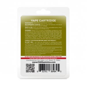 Chill Plus Delta-8 Vape Cartridge - Sour Diesel - 900mg