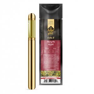 Liquid Gold Delta-8 Vape Pen - Cherry Pie - 900mg