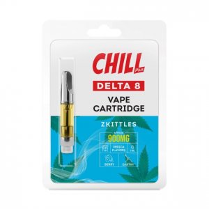 Chill Plus Delta-8 Vape Cartridge - Zkittles - 900mg