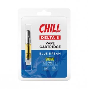 Chill Plus Delta-8 Vape Cartridge - Blue Dream - 900mg