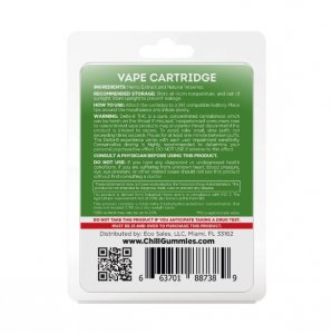 Chill Plus Delta-8 Vape Cartridge - Green Crack - 900mg