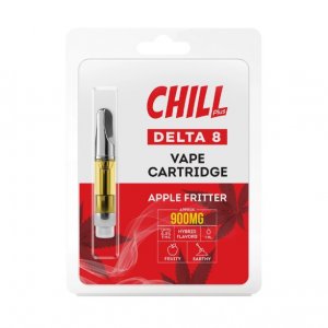 Chill Plus Delta-8 Vape Cartridge - Apple Fritter - 900mg