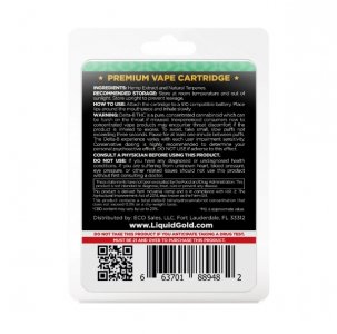 Liquid Gold Delta-8 THC Vape Cartridge - Sour Diesel - 900mg