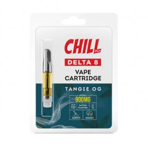 Chill Plus Delta-8 Vape Cartridge - Tangie OG - 900mg