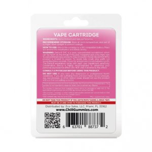 Chill Plus Delta-8 Vape Cartridge - Strawberry Cough - 900mg