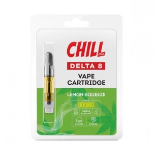 Chill Plus Delta-8 Vape Cartridge - Lemon Squeeze - 900mg
