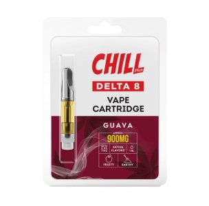 Chill Plus Delta-8 Vape Cartridge - Guava - 900mg