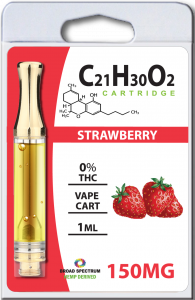 C21H30O2 Cartridge Strawberry 1ML - 150MG