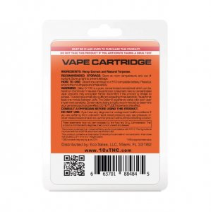 10X Delta-8 THC - Mango Kush Vape Cartridge - 900mg