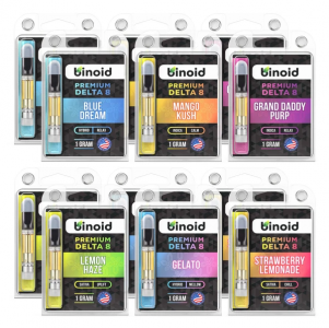 BINOID DELTA 8 THC VAPE CARTRIDGES - BUNDLE