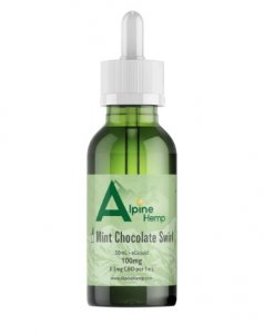 Alpine Hemp Mint Chocolate Swirl CBD Vape Juice