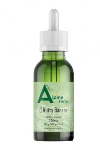 Alpine Hemp Nutty Banana CBD Vape Juice