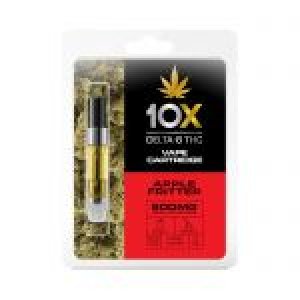 10X Delta-8 THC - Apple Fritter Vape Cartridge - 900mg (1ml)