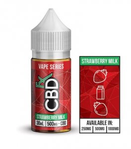 CBDFx Strawberry Milk CBD Vape Juice