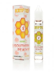 Krypted Southern Peach CBD Vape Juice