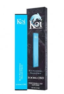 Koi CBD Blue Raspberry Dragon Fruit Disposable Vape Bar