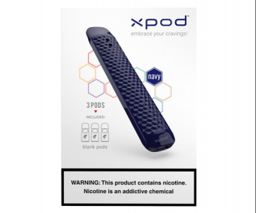 XPOD - VAPE POD STARTER KIT - CARBON NAVY