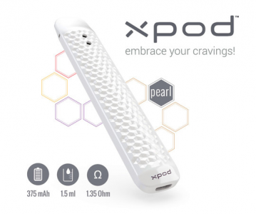 XPOD - VAPE POD STARTER KIT - PEARL WHITE