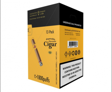 E-CIGAR D1800 CHURCHILL CARTON 12-PACK