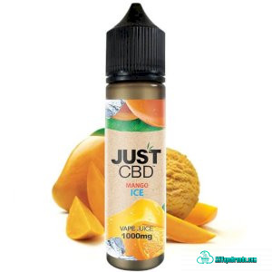 JustCBD Vape Juice Mango Ice 1000mg 