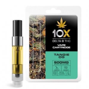 10X Delta-8 THC - Tangie OG Vape Cartridge - 900mg (1ml)